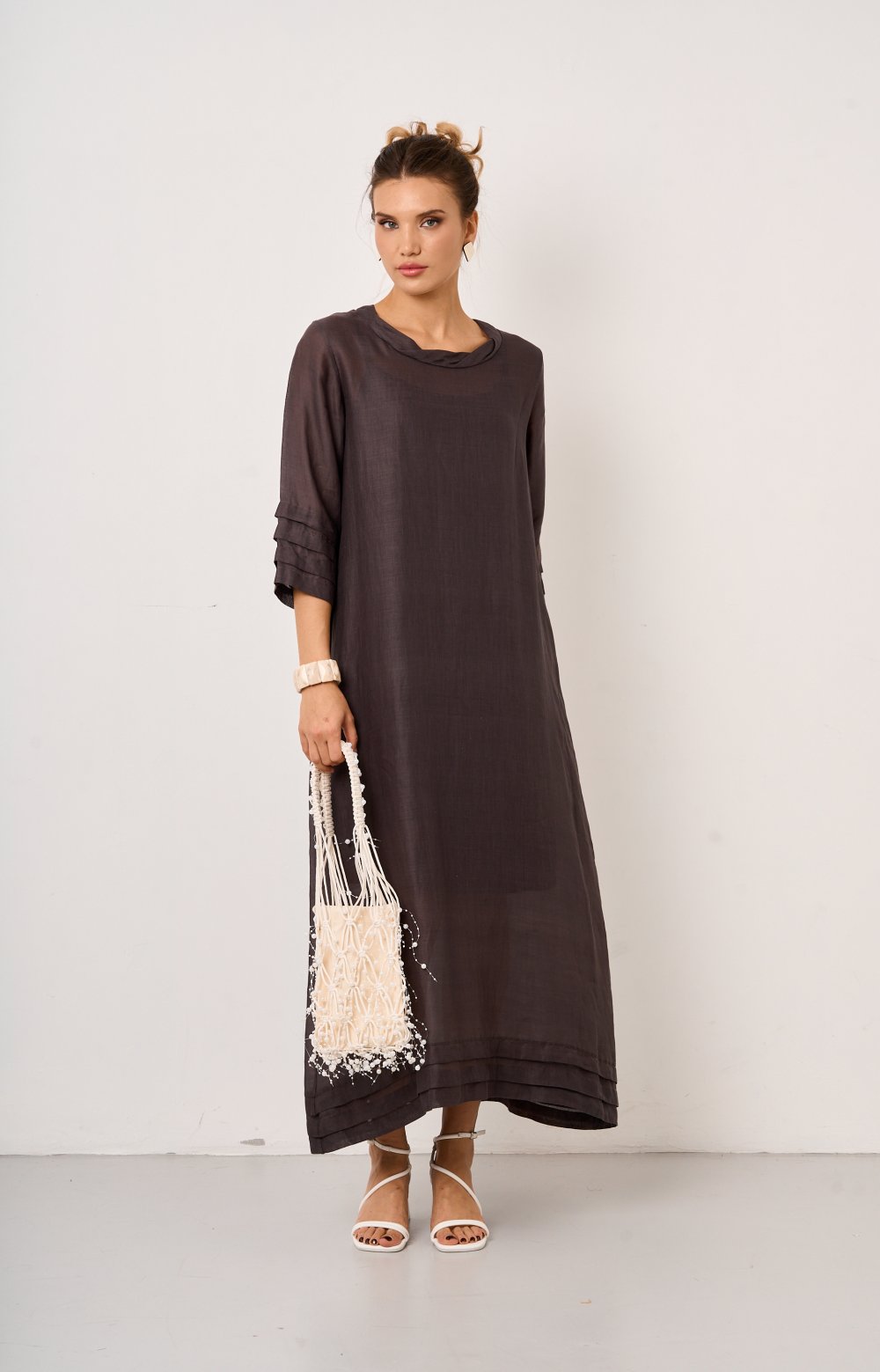 Платье ВЕРОНА 03578С серый