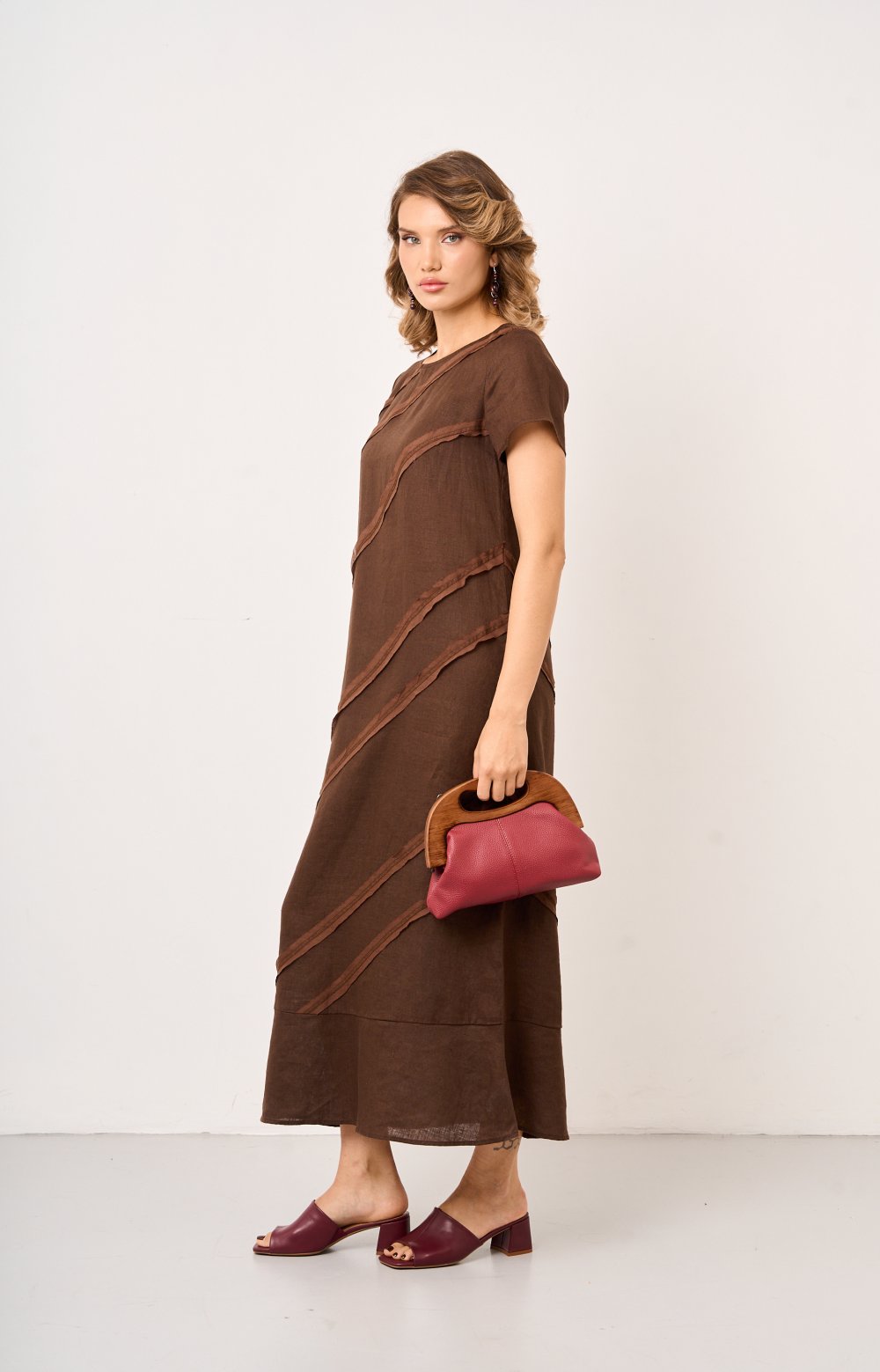 Платье СИЯ 03597AA коричневый