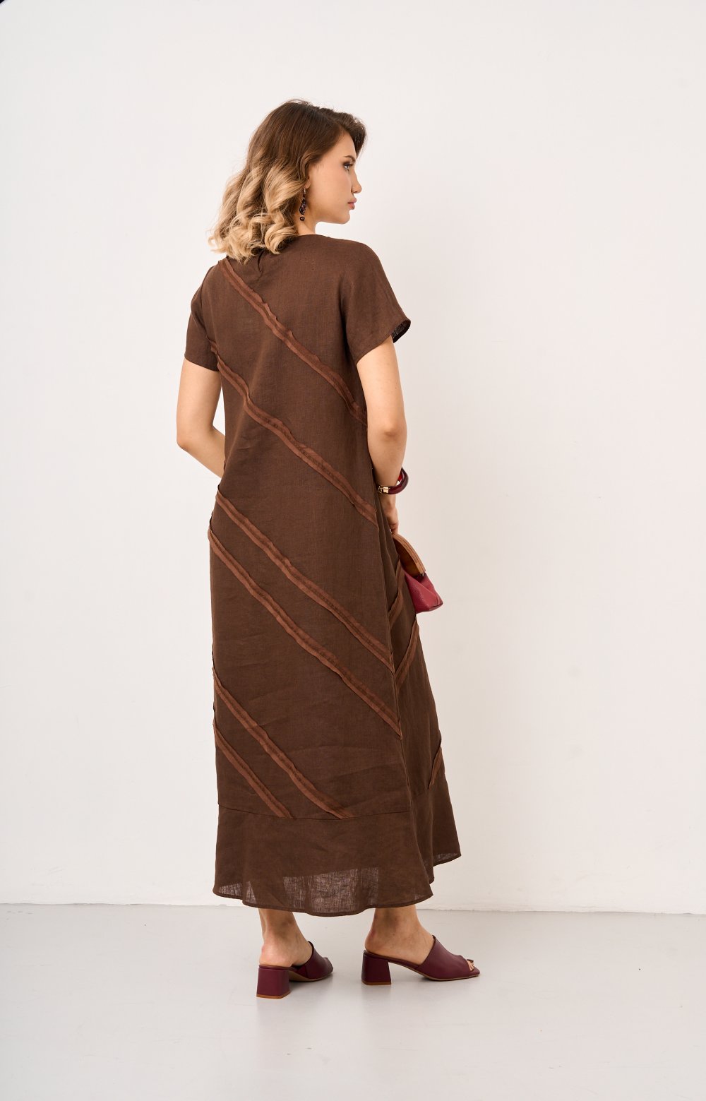 Платье СИЯ 03597AA коричневый