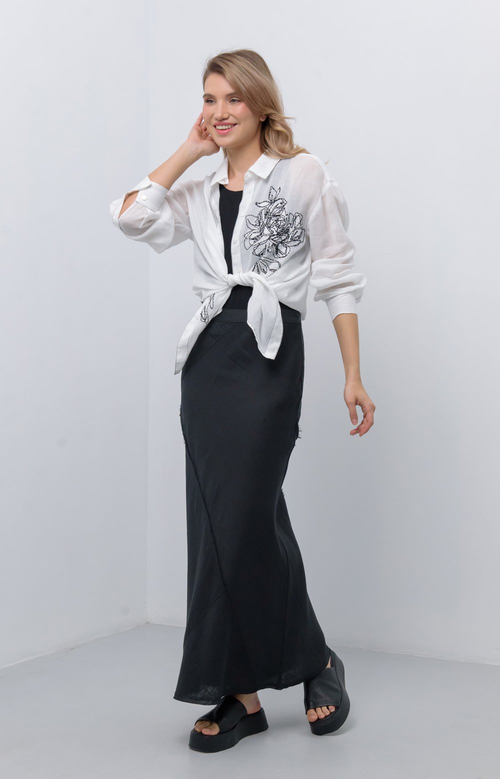 Юбка МОЛЬФАКО 07062Q черный