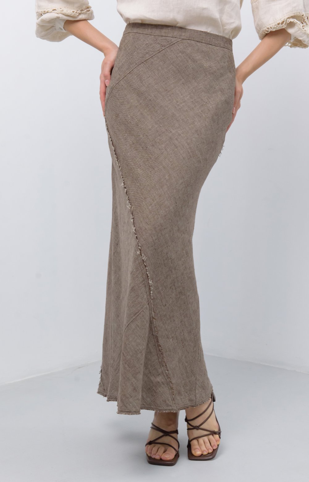 Юбка МОЛЬФАКО 07062Q коричневый