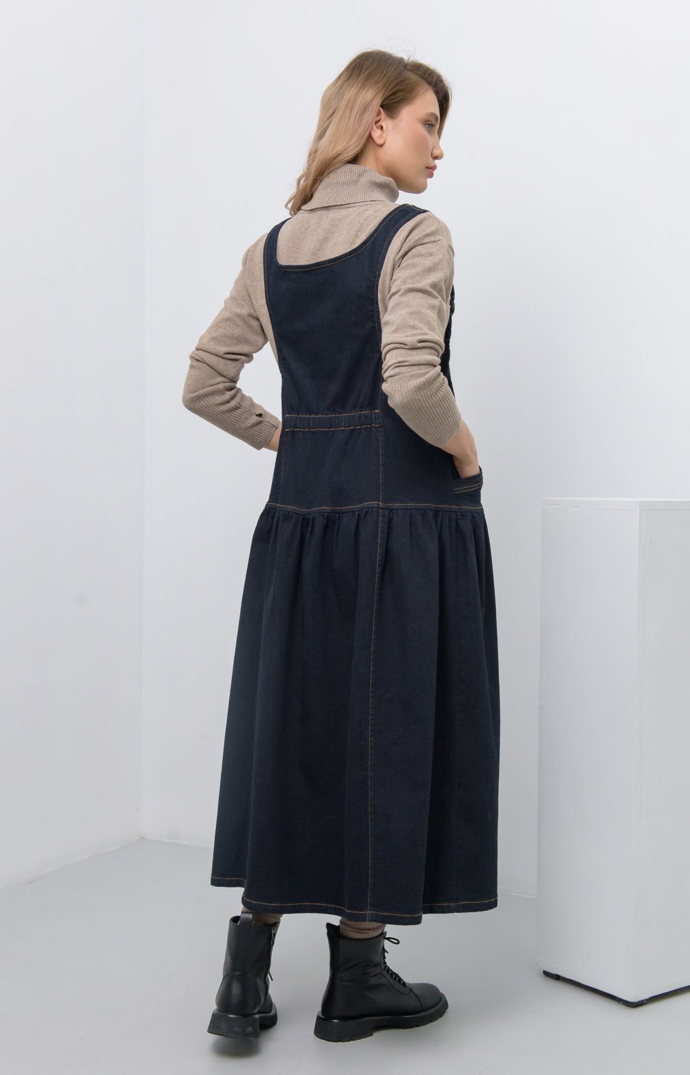 Сарафан ФОРТУНА 03082ВВ синий