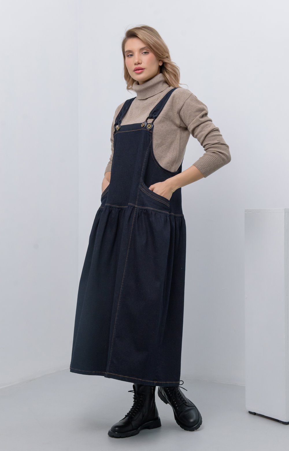 Сарафан ФОРТУНА 03082ВВ синий