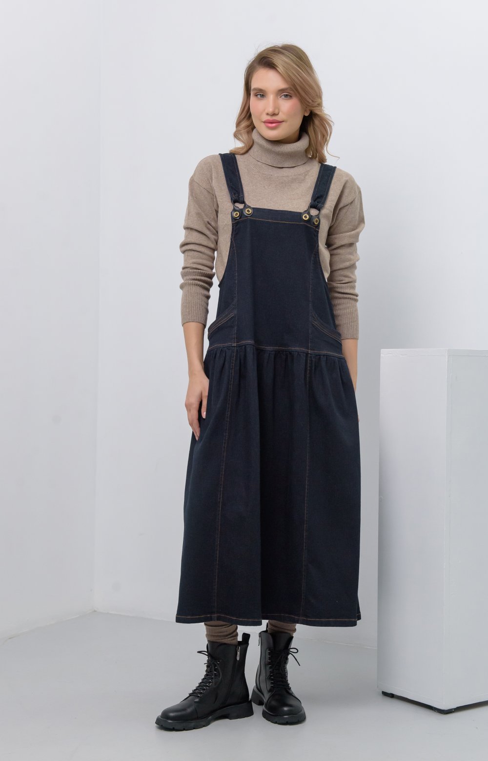 Сарафан ФОРТУНА 03082ВВ синий