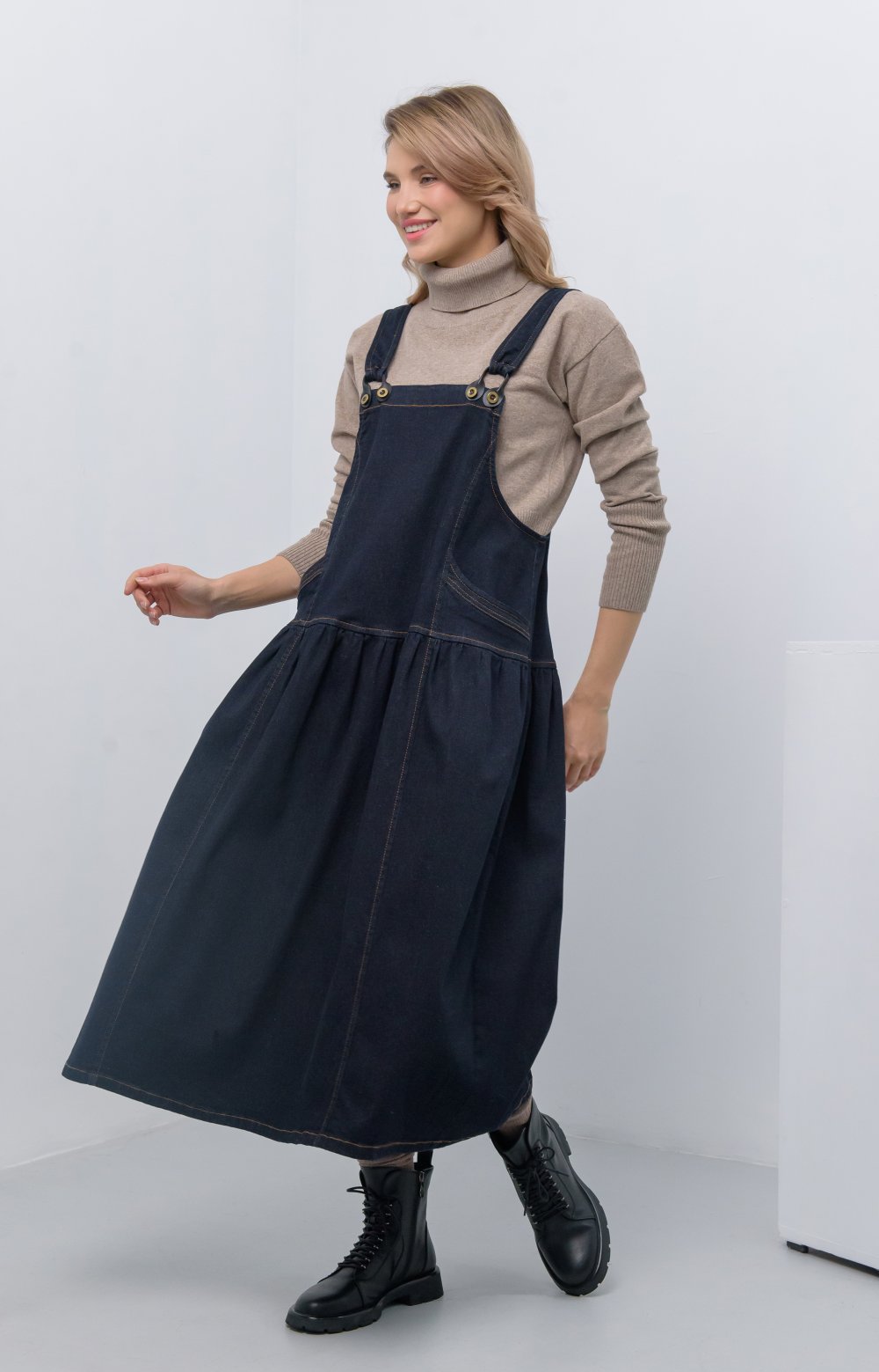 Сарафан ФОРТУНА 03082ВВ синий