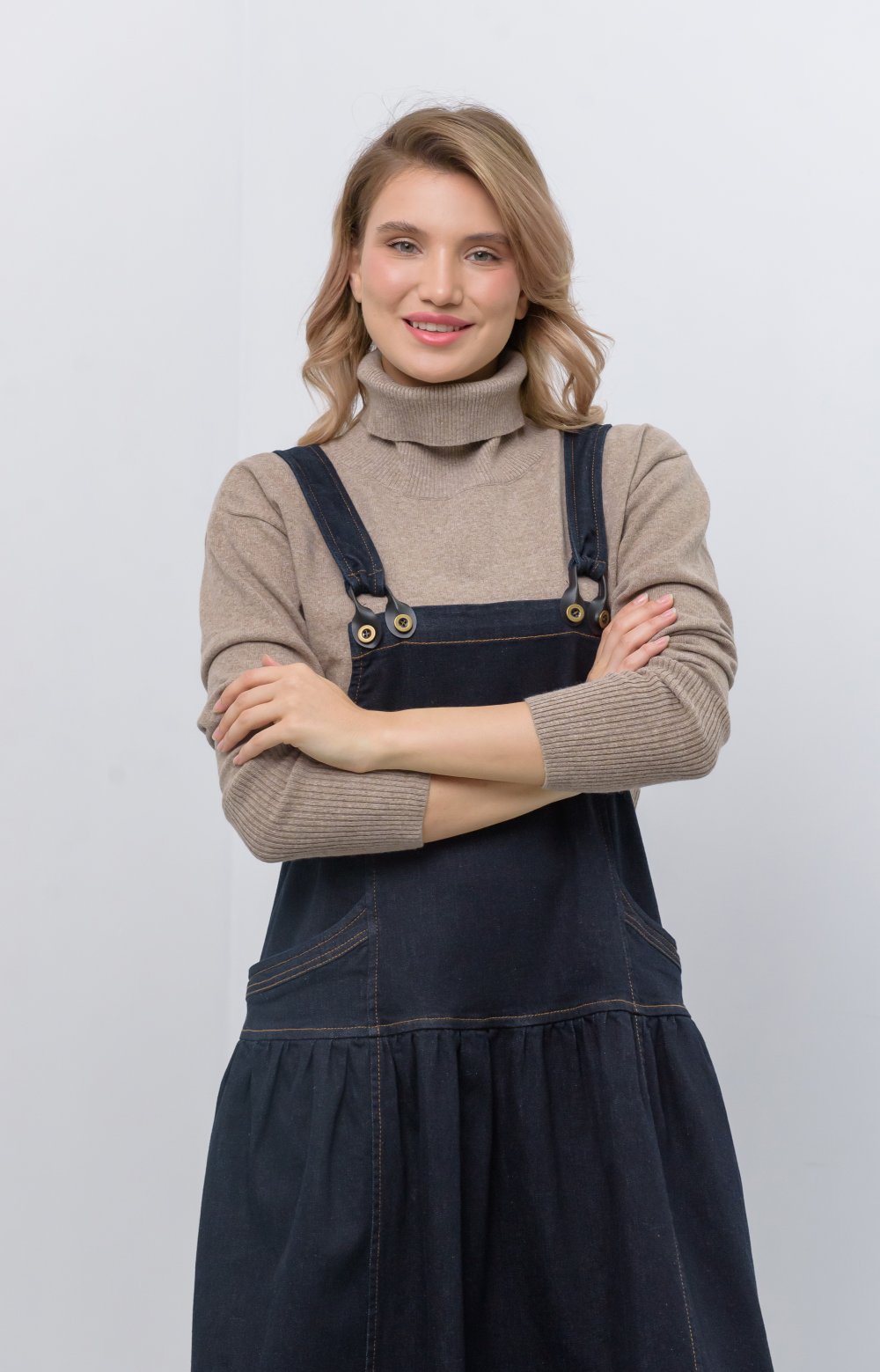 Сарафан ФОРТУНА 03082ВВ синий