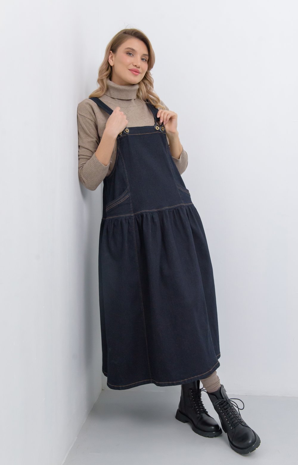 Сарафан ФОРТУНА 03082ВВ синий