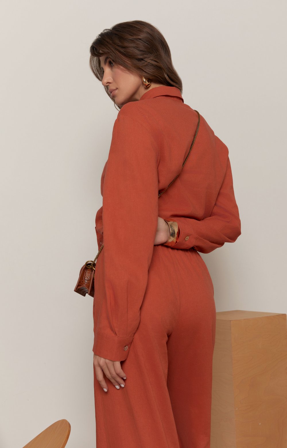 Костюм МАРНЕЛИ 05191Y терракотовый