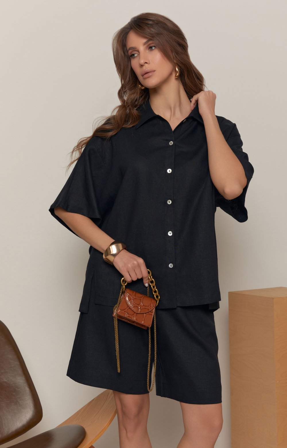 Костюм РИМЕЛЬ 05577АА черный