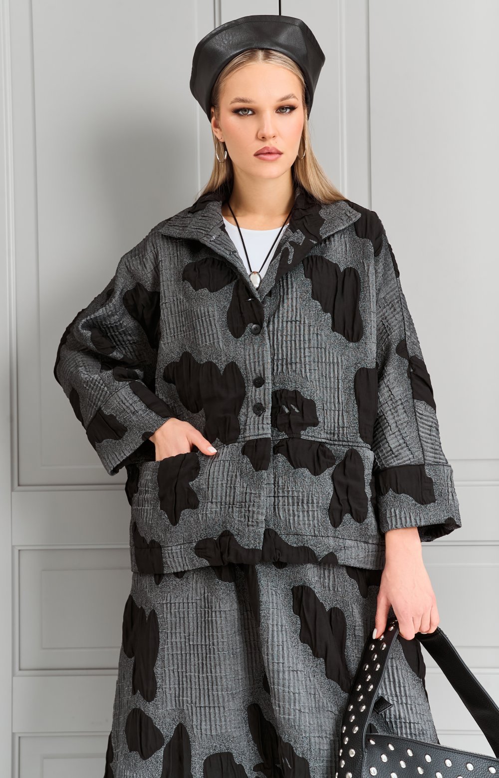 Костюм САЛОМИ 04107ВВ серый