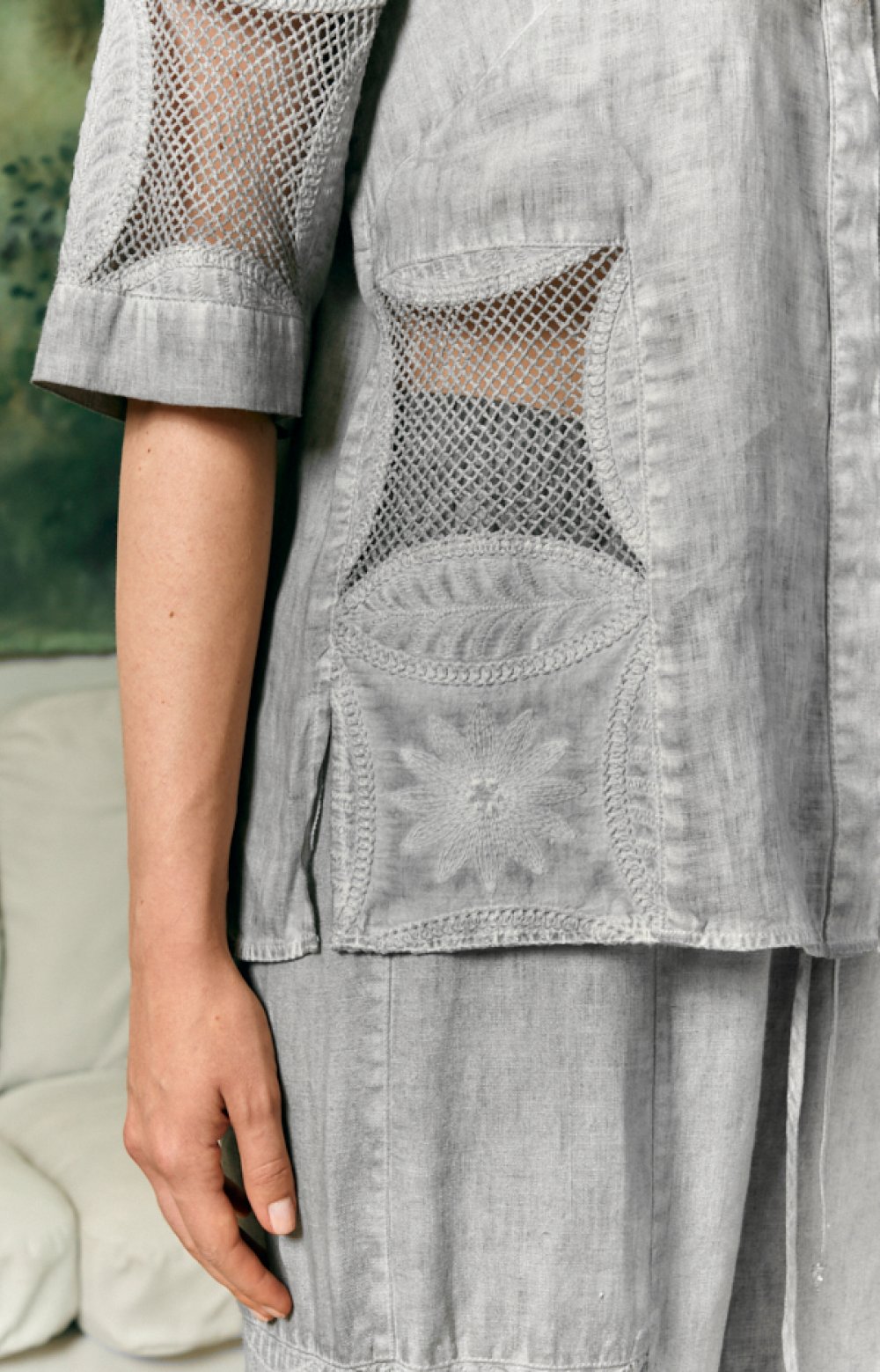 Костюм КРИС 09502C серый-меланж