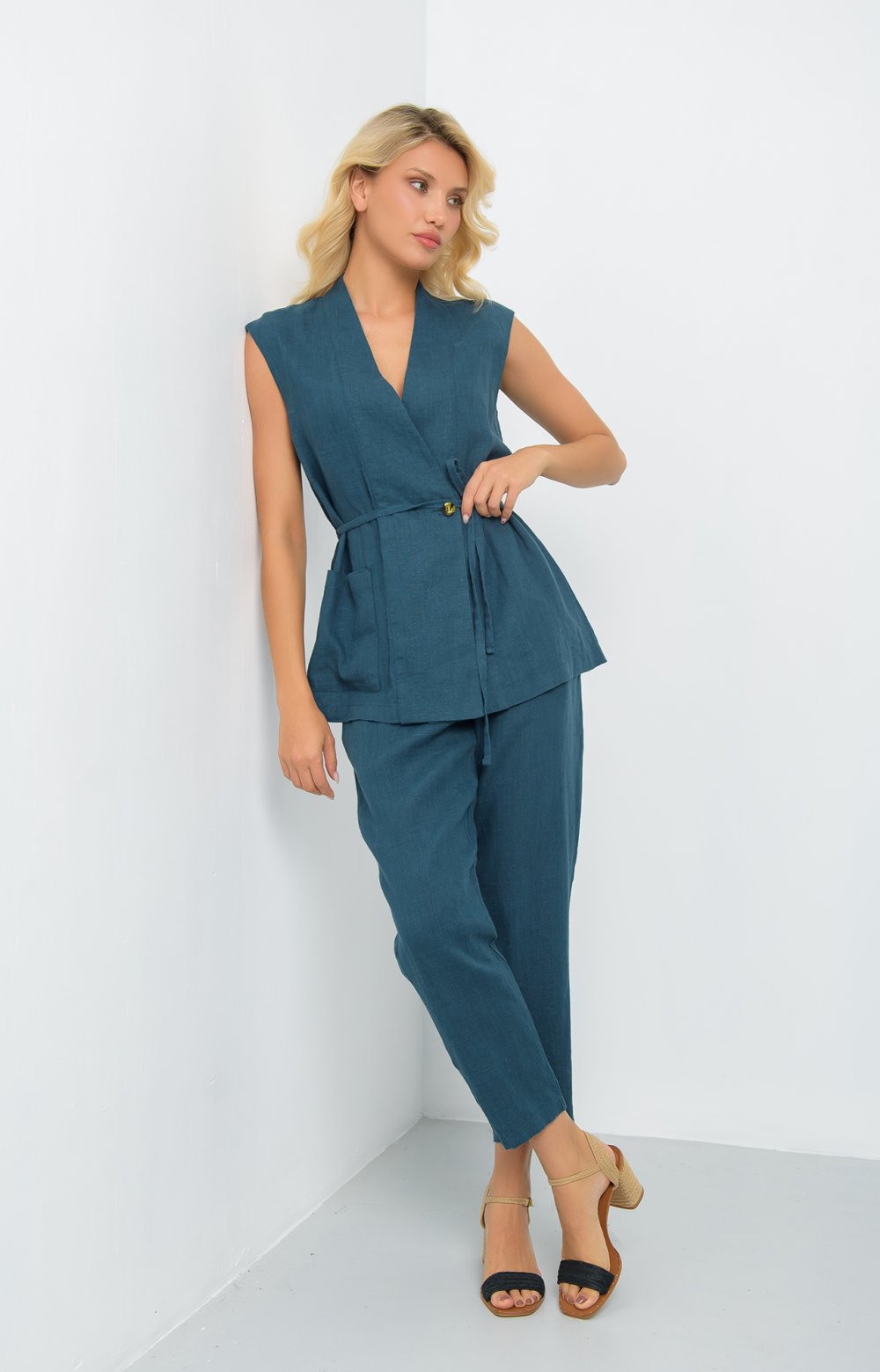 Жилет ЭДУАРД 04579AA морская волна