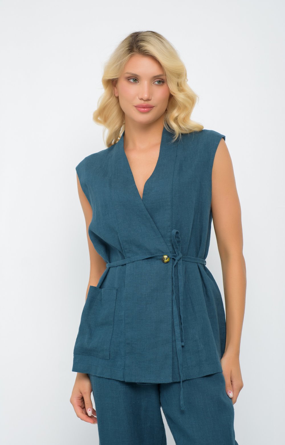 Жилет ЭДУАРД 04579AA морская волна