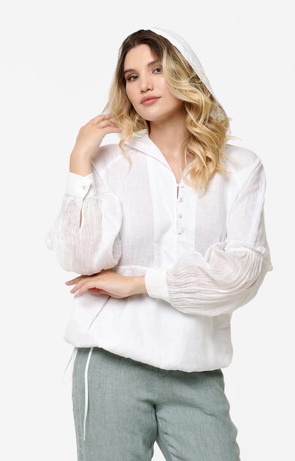 Блузка ПУЭРТО 05706W белый