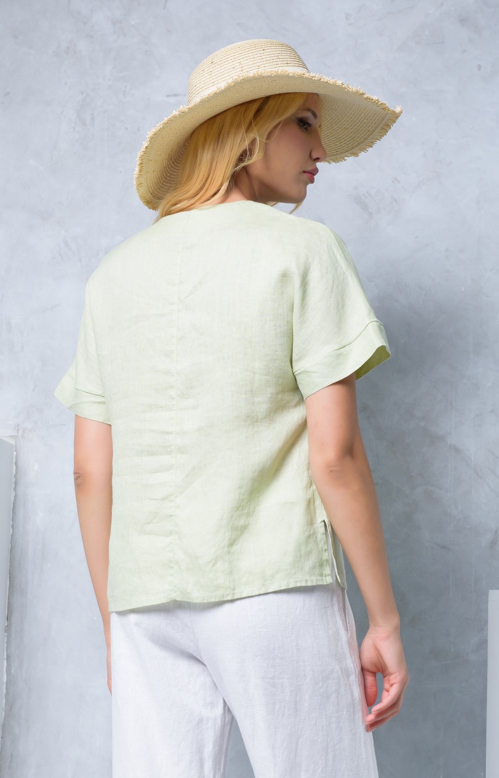 Блузка ЭЛИАН 05327Y салатовый