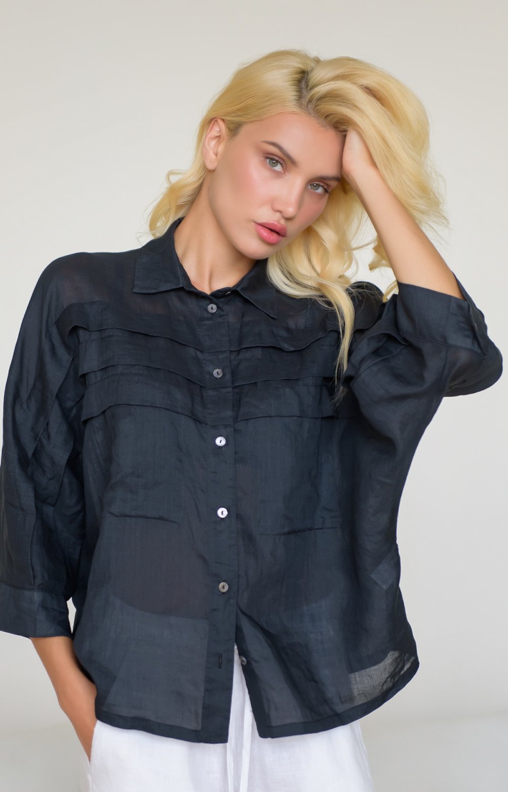 Блузка МЕЛОРИЯ 05566AA черный