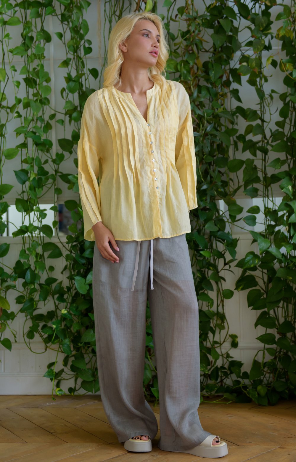 Блузка АРНЕЙ 05383AA желтый