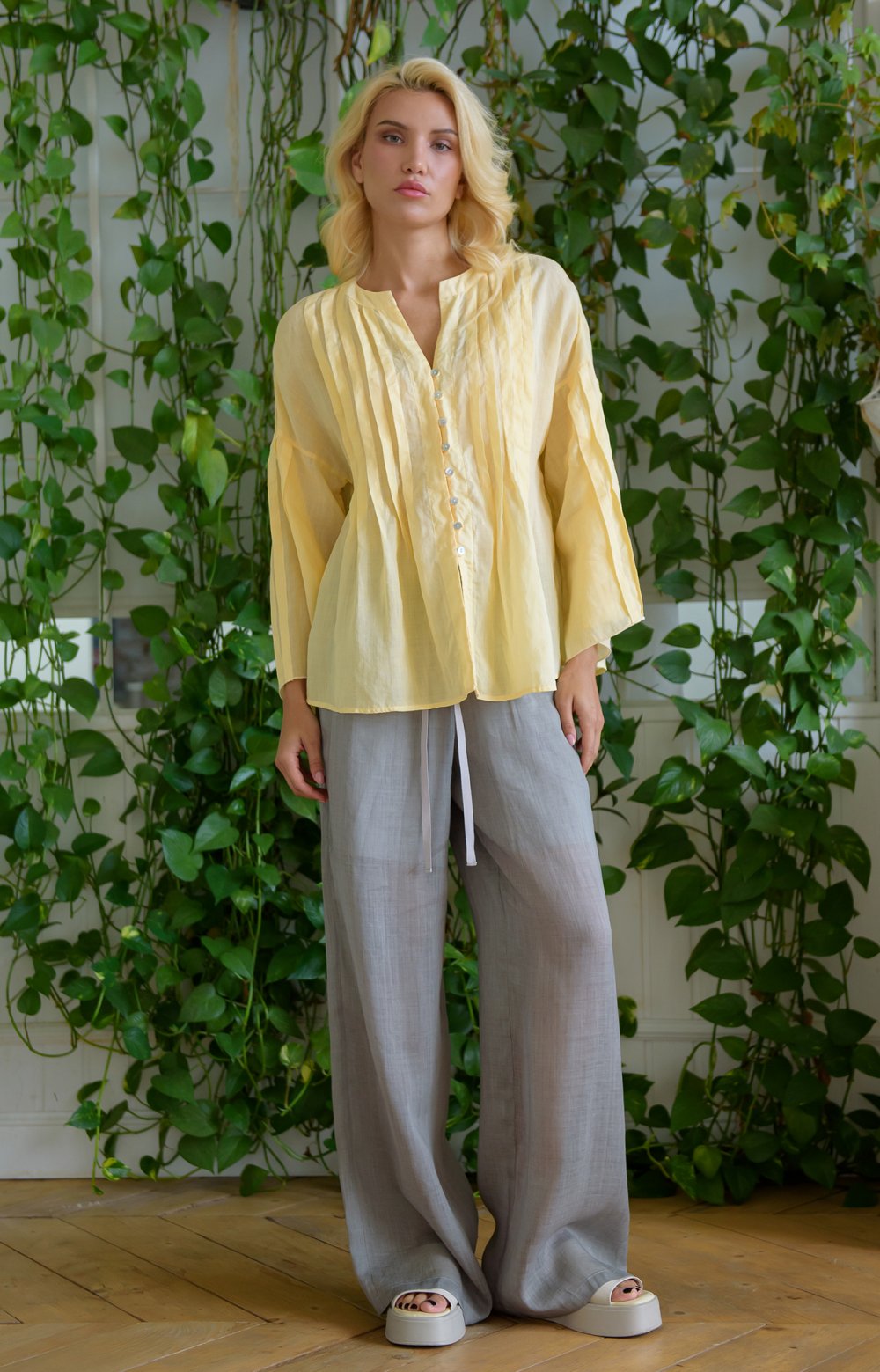 Блузка АРНЕЙ 05383AA желтый