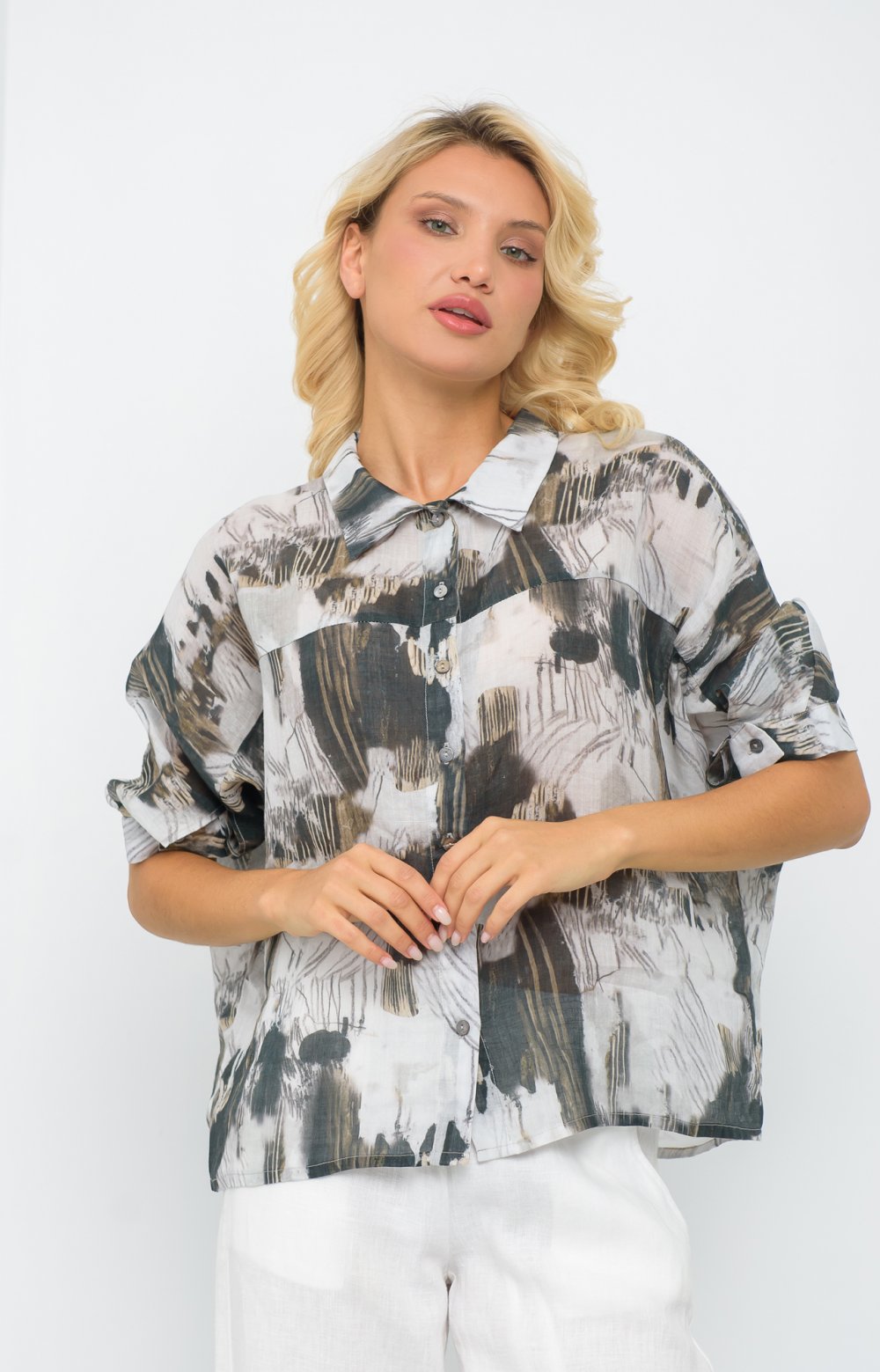 Блузка БЕЙЛЛИ 05412AA серый