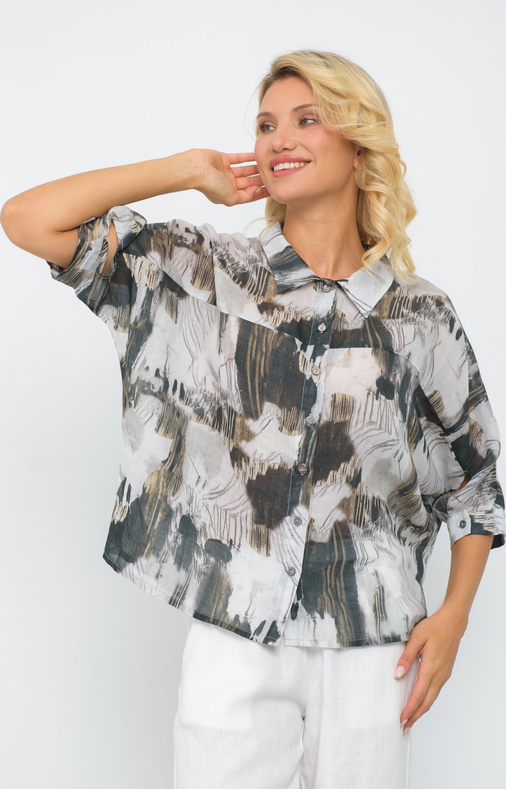 Блузка БЕЙЛЛИ 05412AA серый