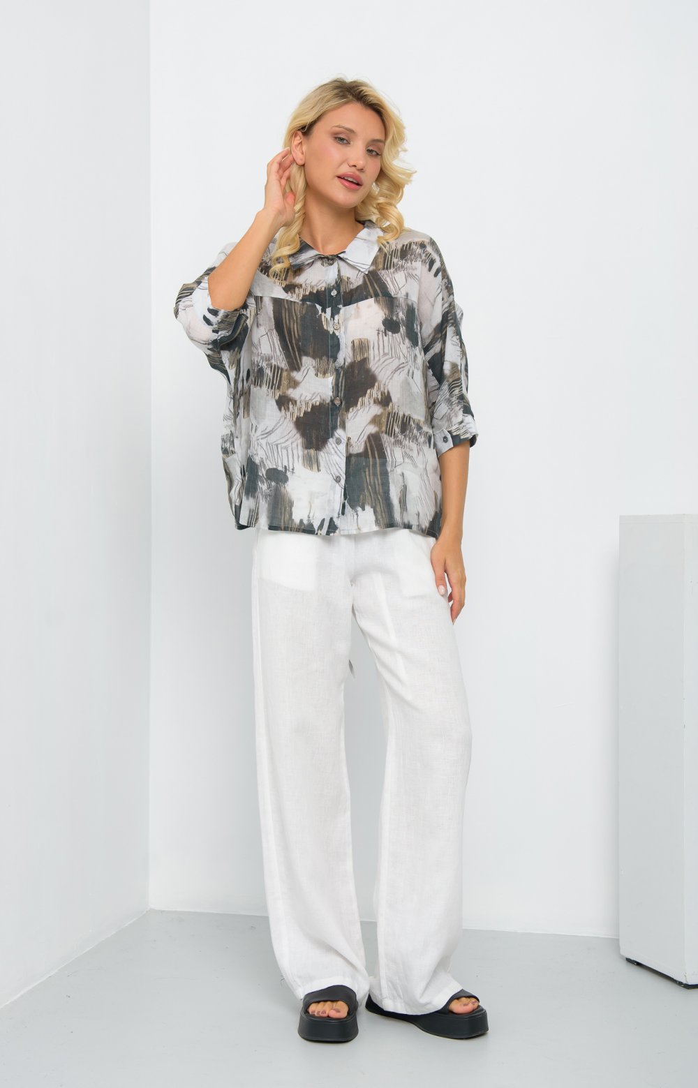 Блузка БЕЙЛЛИ 05412AA серый