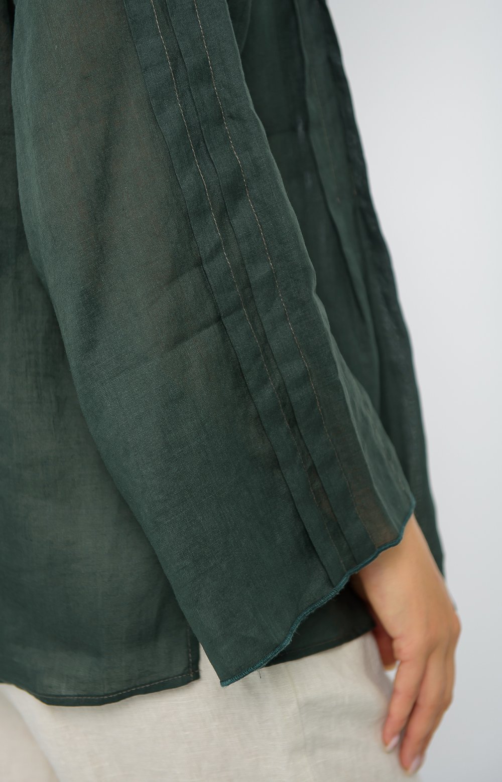 Блузка АРНЕЙ 05383AA зеленый