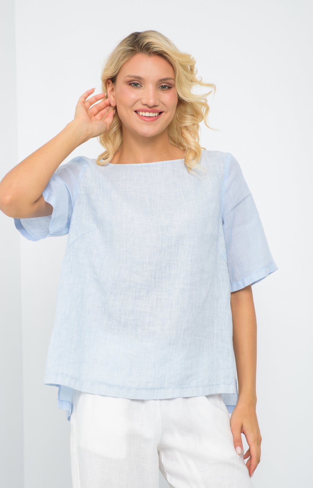 Блузка ОТТАВИО 05410AA голубой