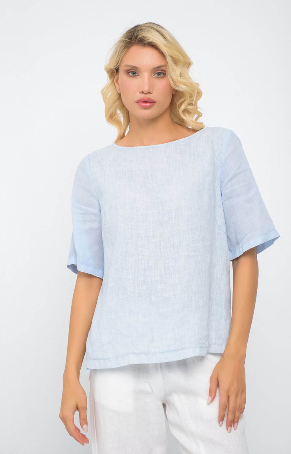 Блузка ОТТАВИО 05410AA голубой