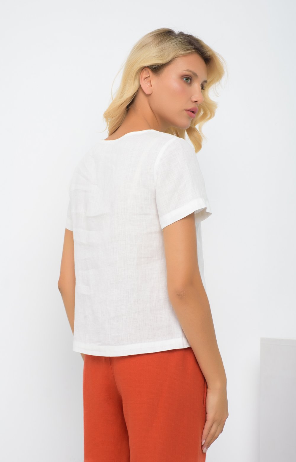 Блузка СТРАЙТ 05351AA белый