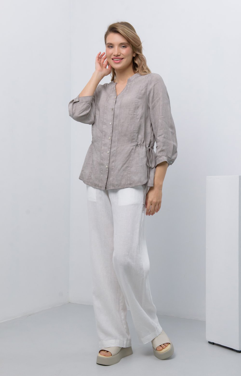 Блузка КУПРА 05384AA серый