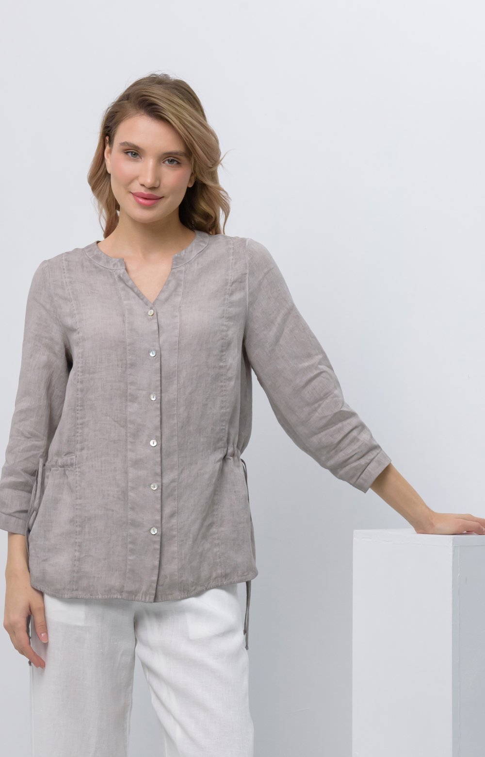 Блузка КУПРА 05384AA серый