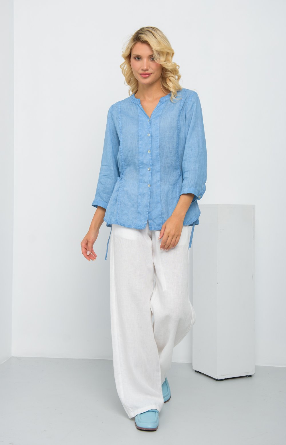 Блузка КУПРА 05384AA синий