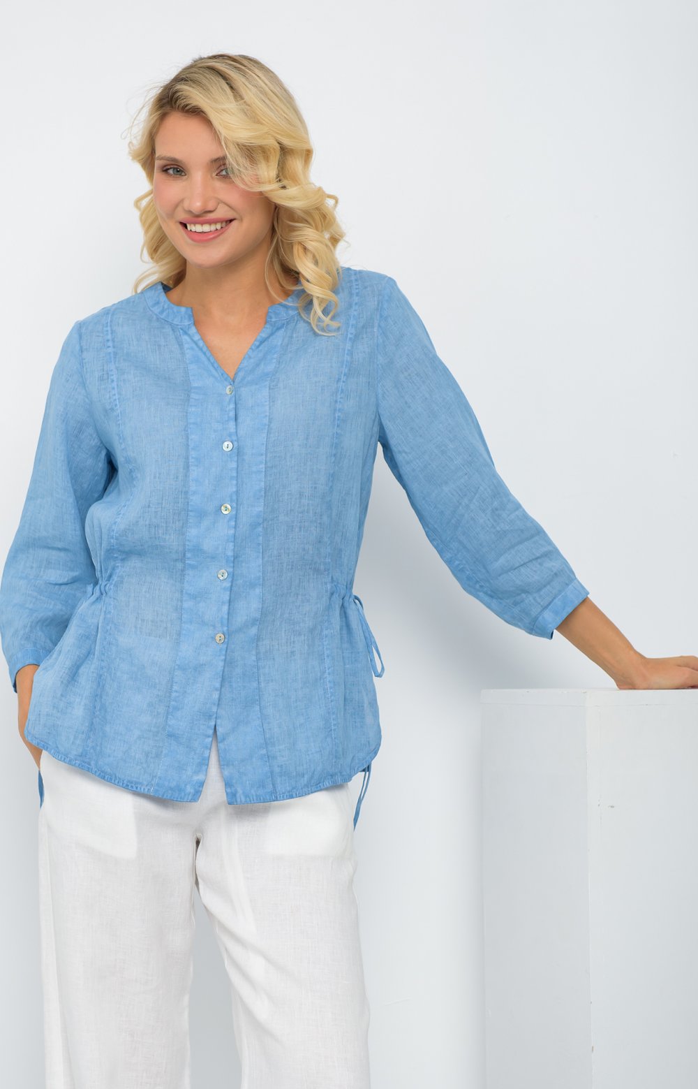 Блузка КУПРА 05384AA синий