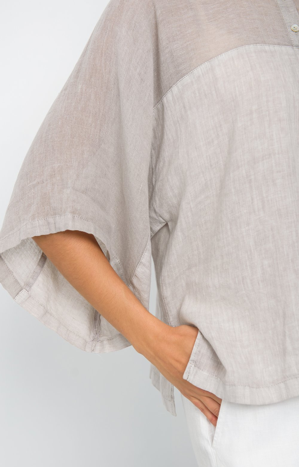 Блузка КИКА 05137O серый