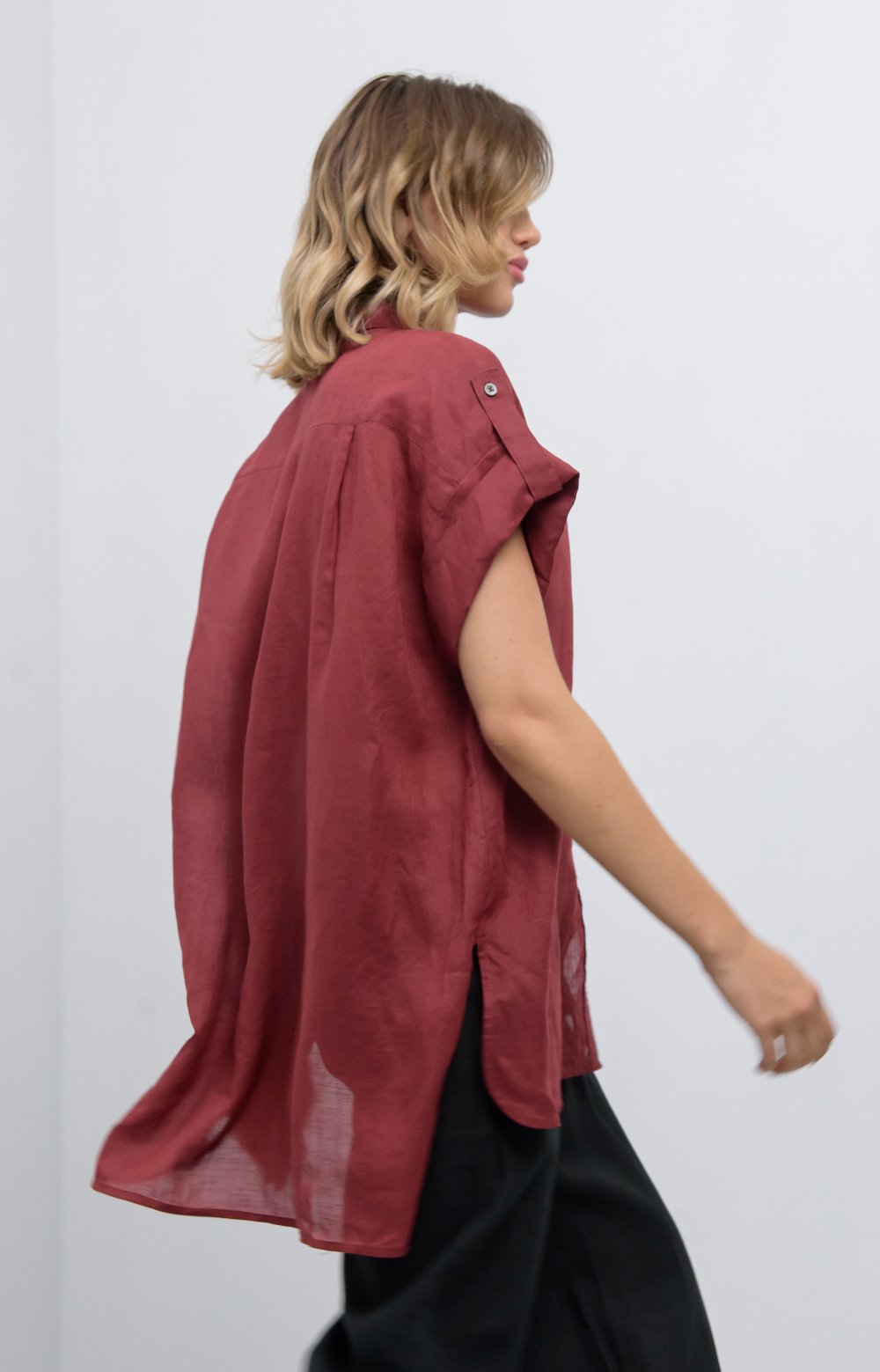 Блузка АДРИА 05408C бордовый