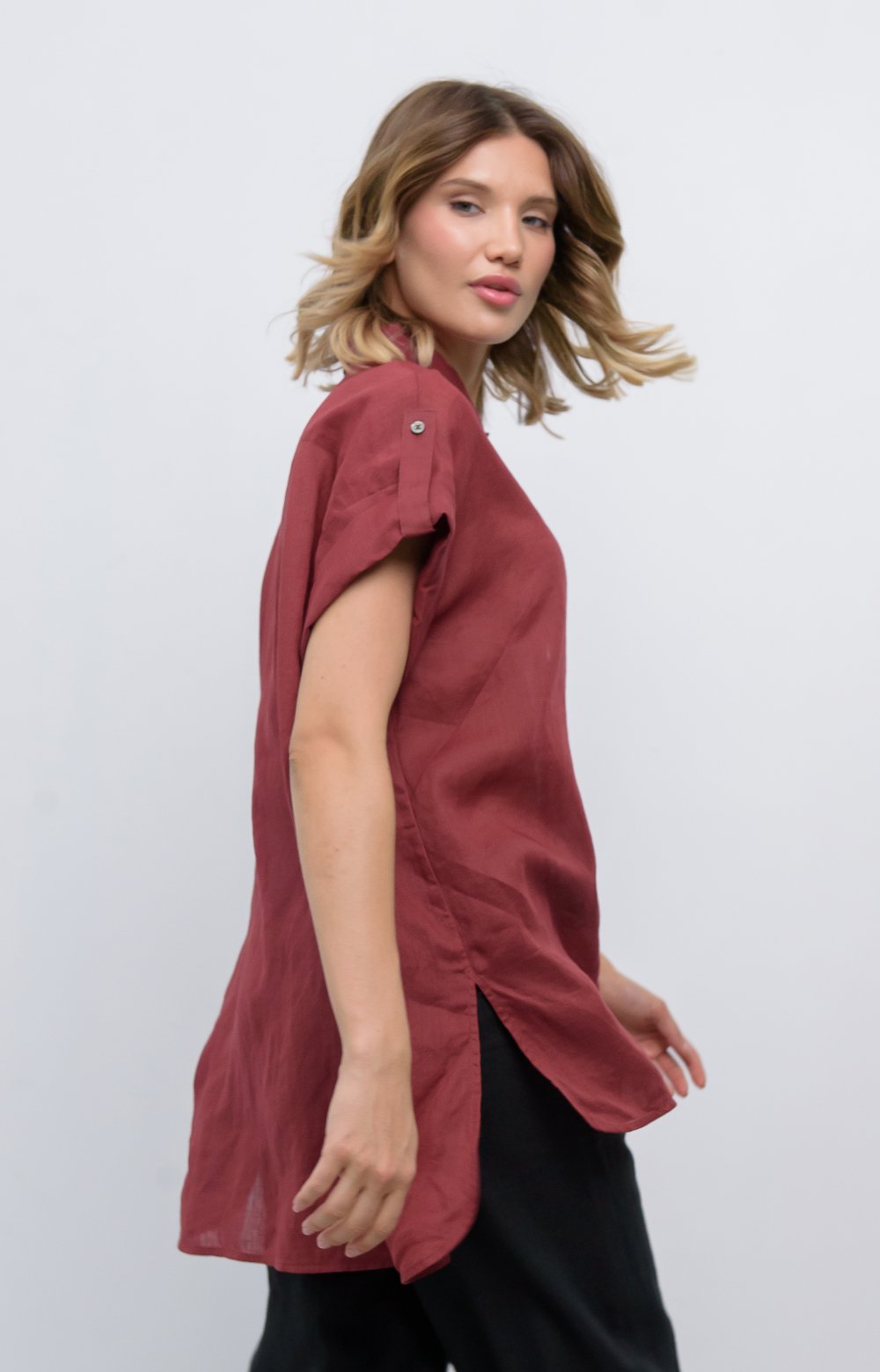Блузка АДРИА 05408C бордовый