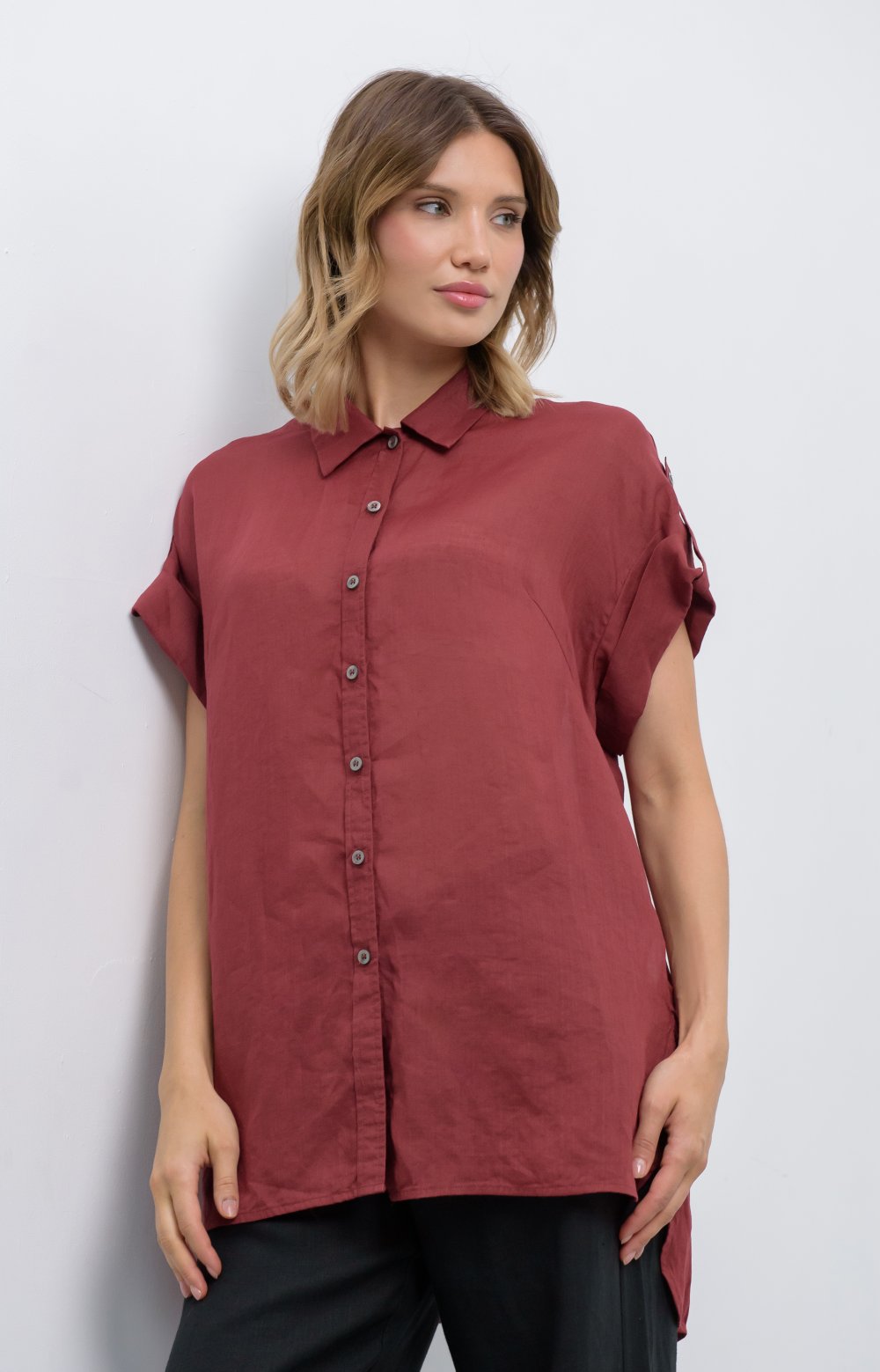Блузка АДРИА 05408C бордовый