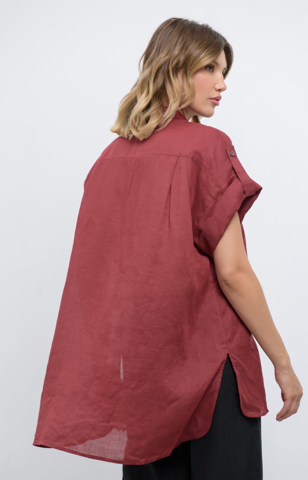 Блузка АДРИА 05408C бордовый