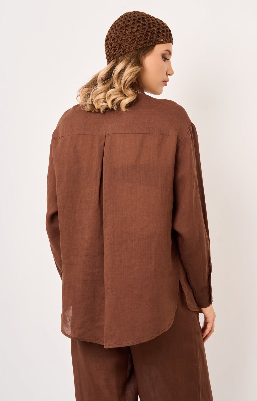 Блузка ДИЕГО 05571C коричневый