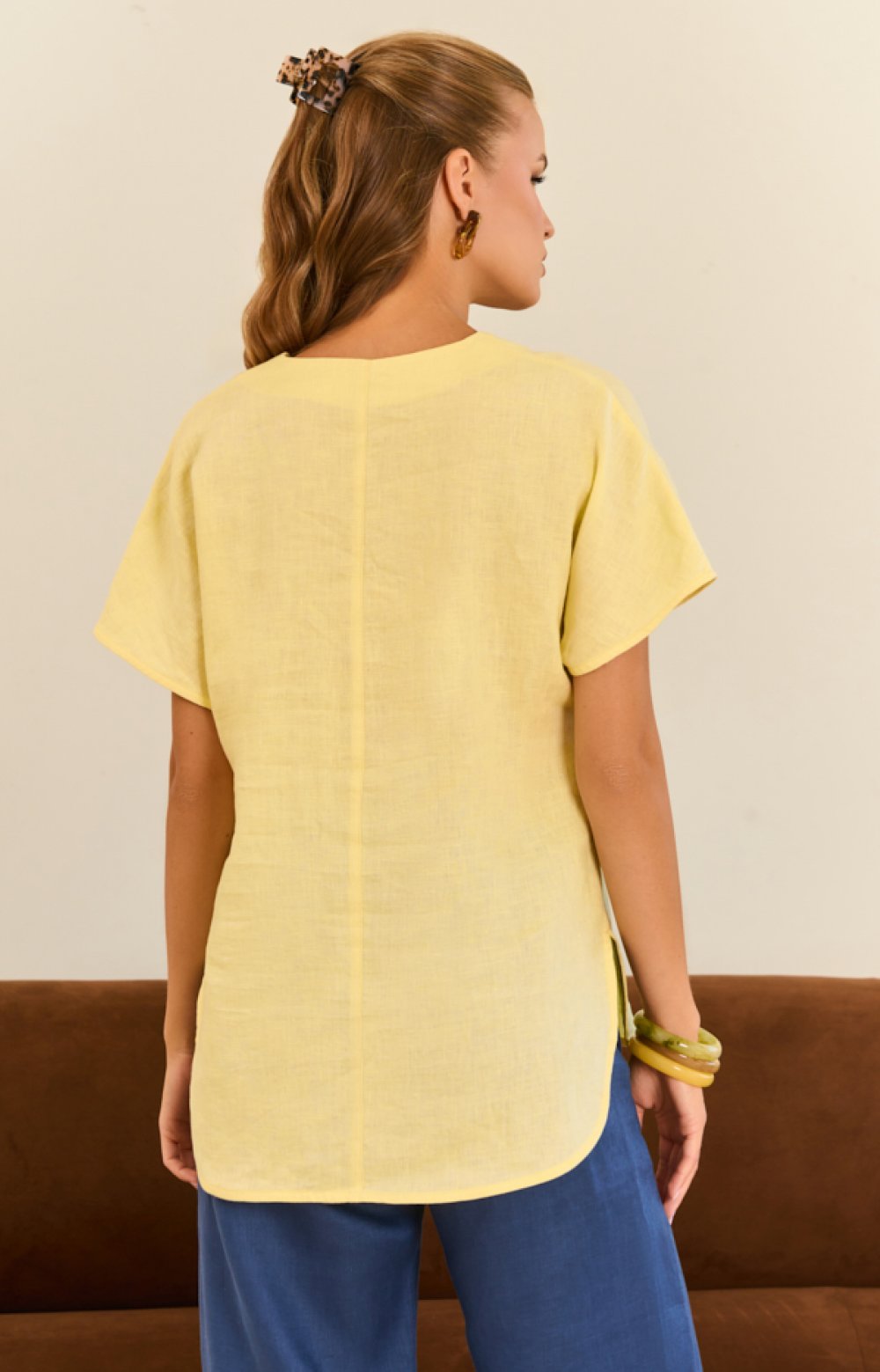 Блузка БРОНКС 05564C желтый