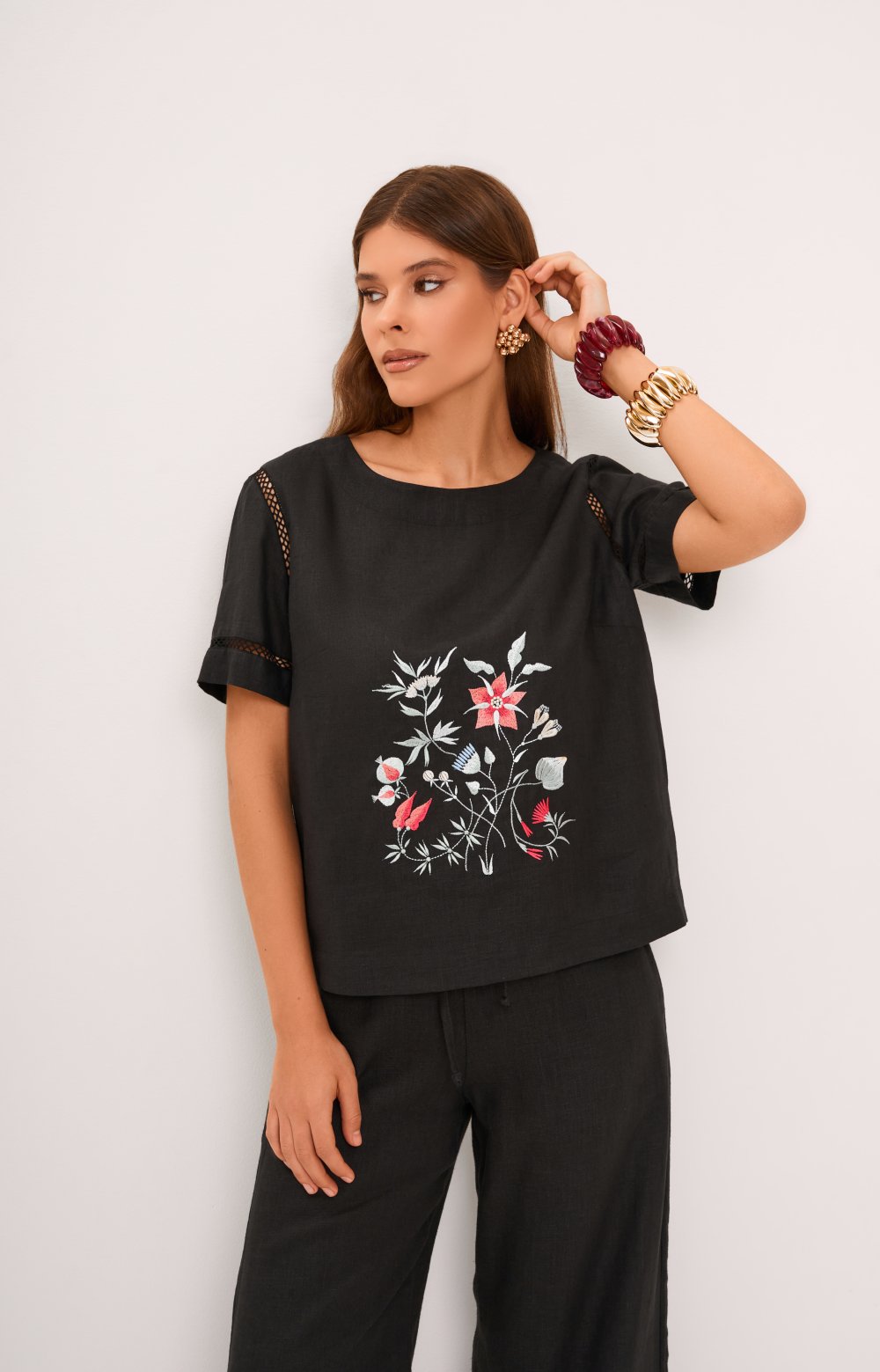 Блузка КЕРИ 05084C черный