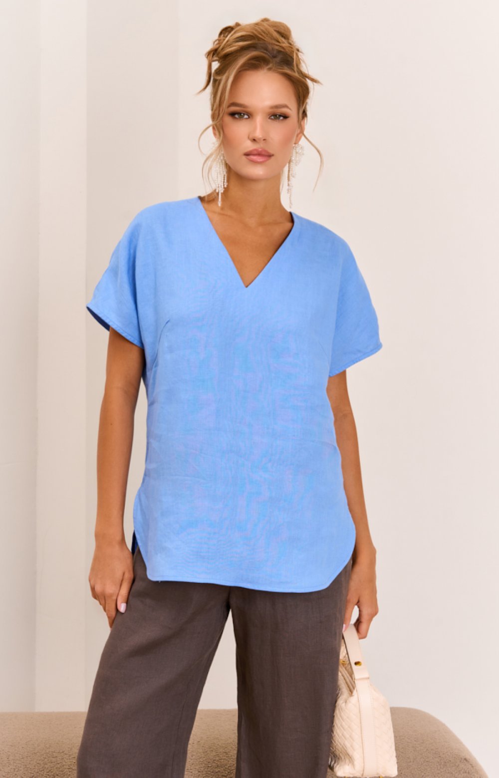 Блузка БРОНКС 05564C синий