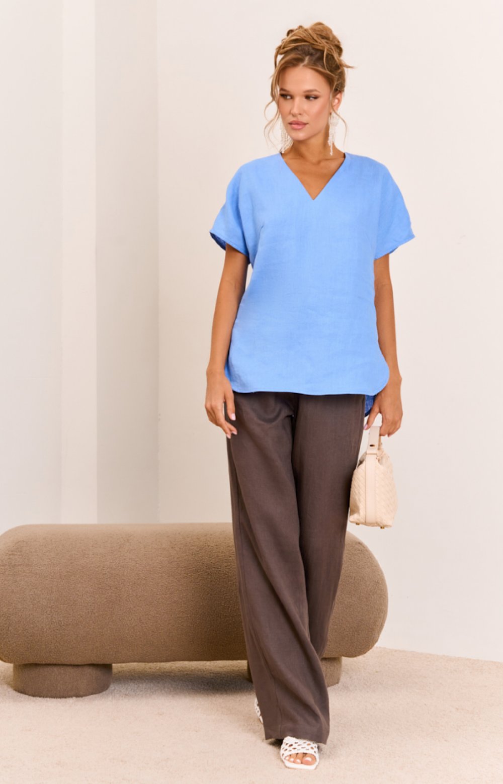 Блузка БРОНКС 05564C синий