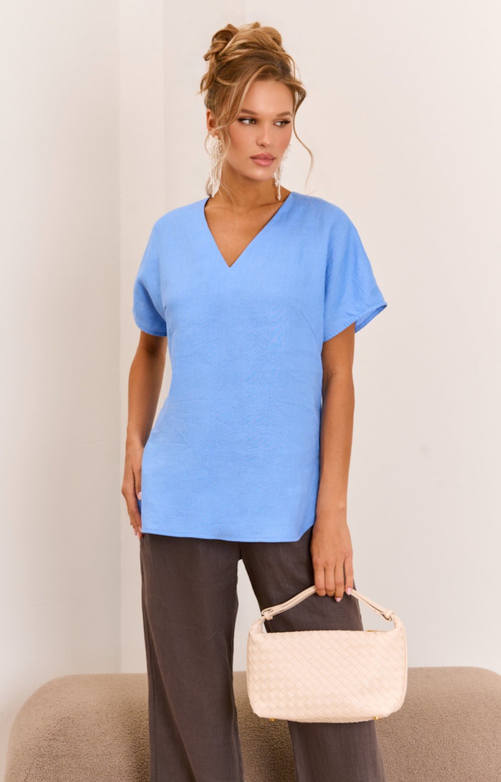 Блузка БРОНКС 05564C синий