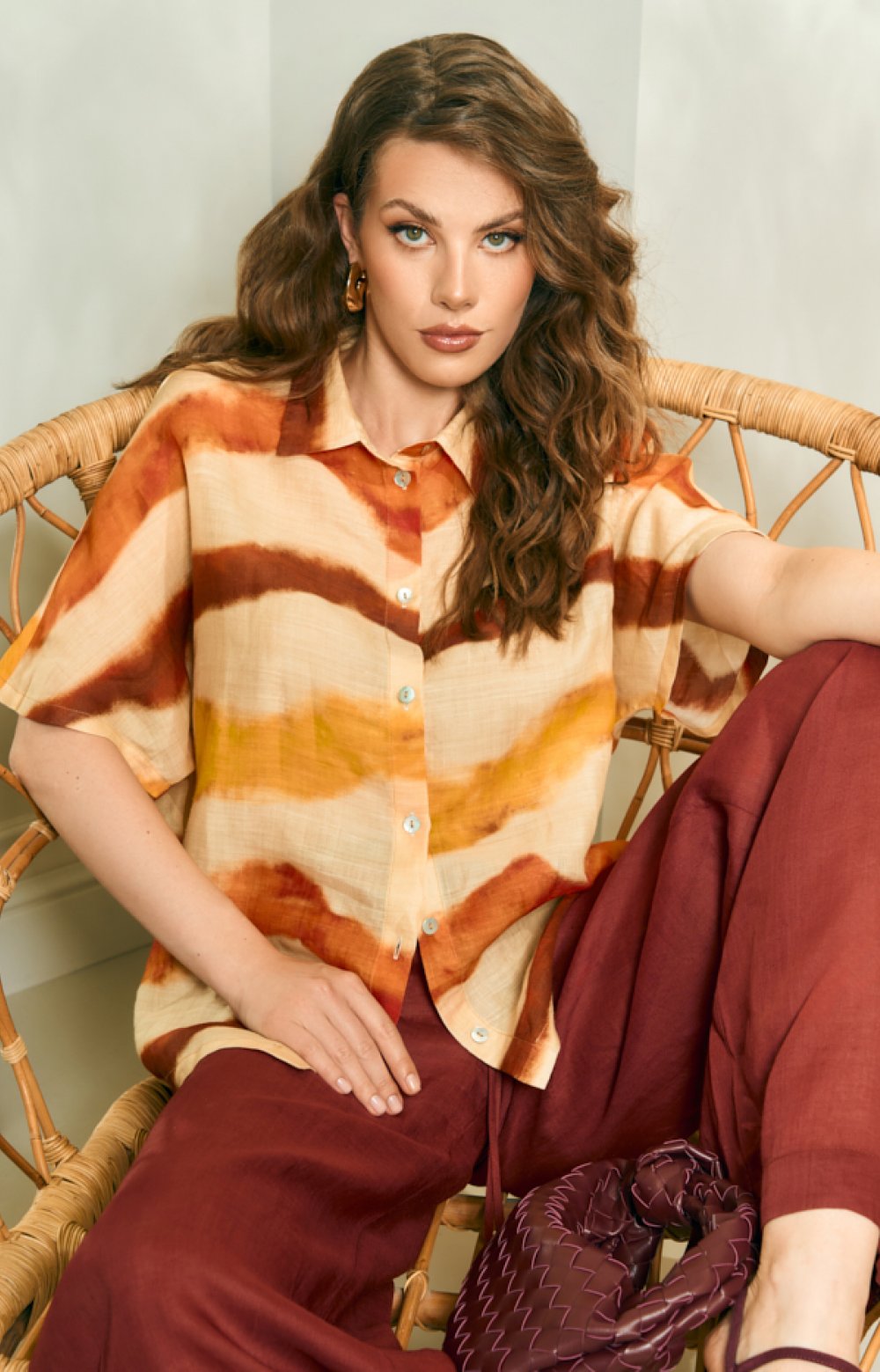 Блузка ЖЕРАР 05176C оранжевый