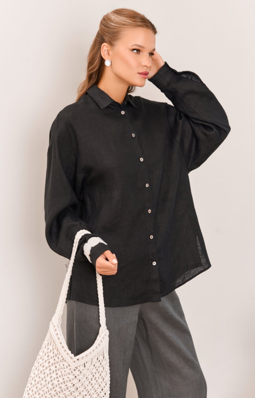 Блузка ГРЕЙ 05555C черный