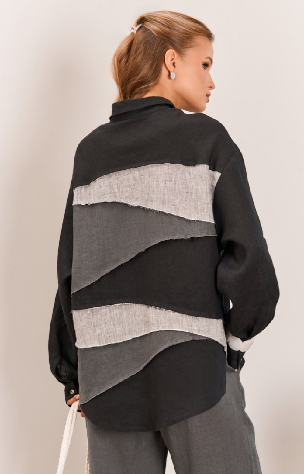 Блузка ГРЕЙ 05555C черный