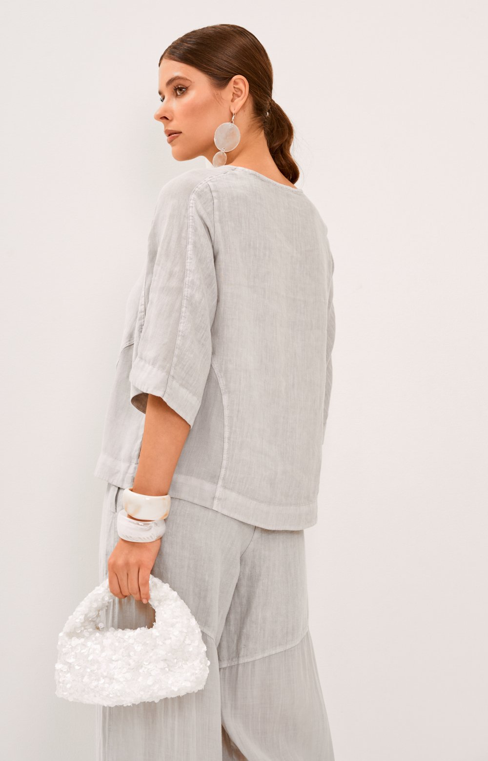 Блузка НЕМО 05381C серый