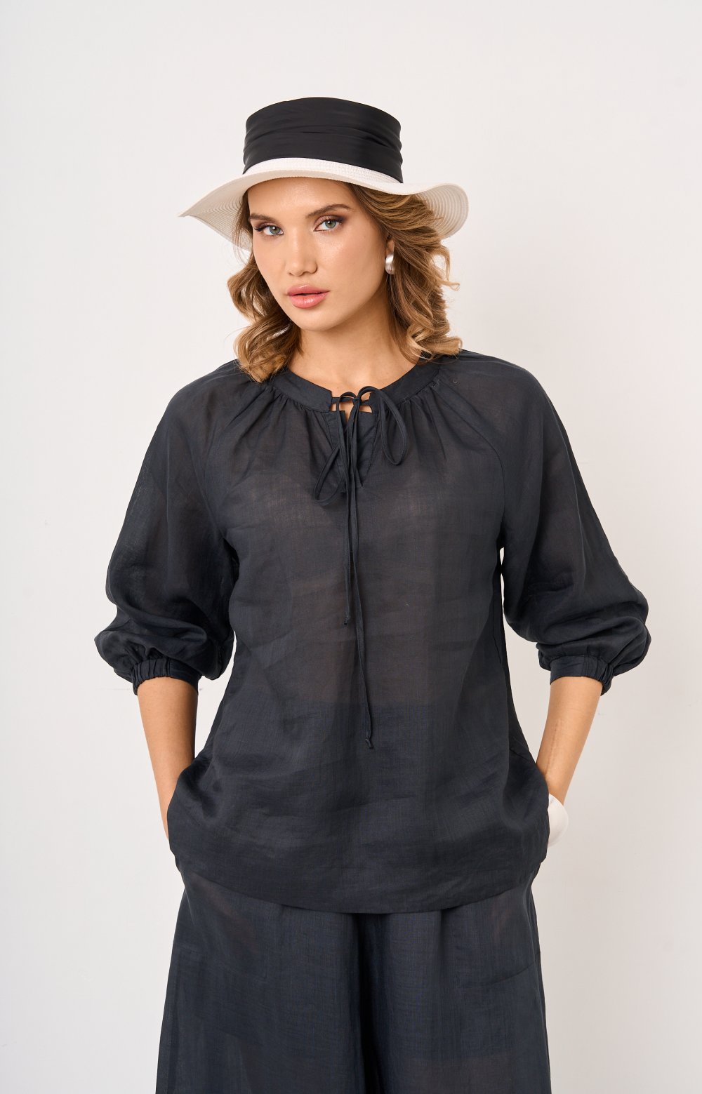 Блузка ЭЛИОР 05554C черный